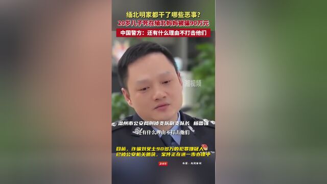 缅北悲剧，20岁儿子的离去与母亲的90万元之痛