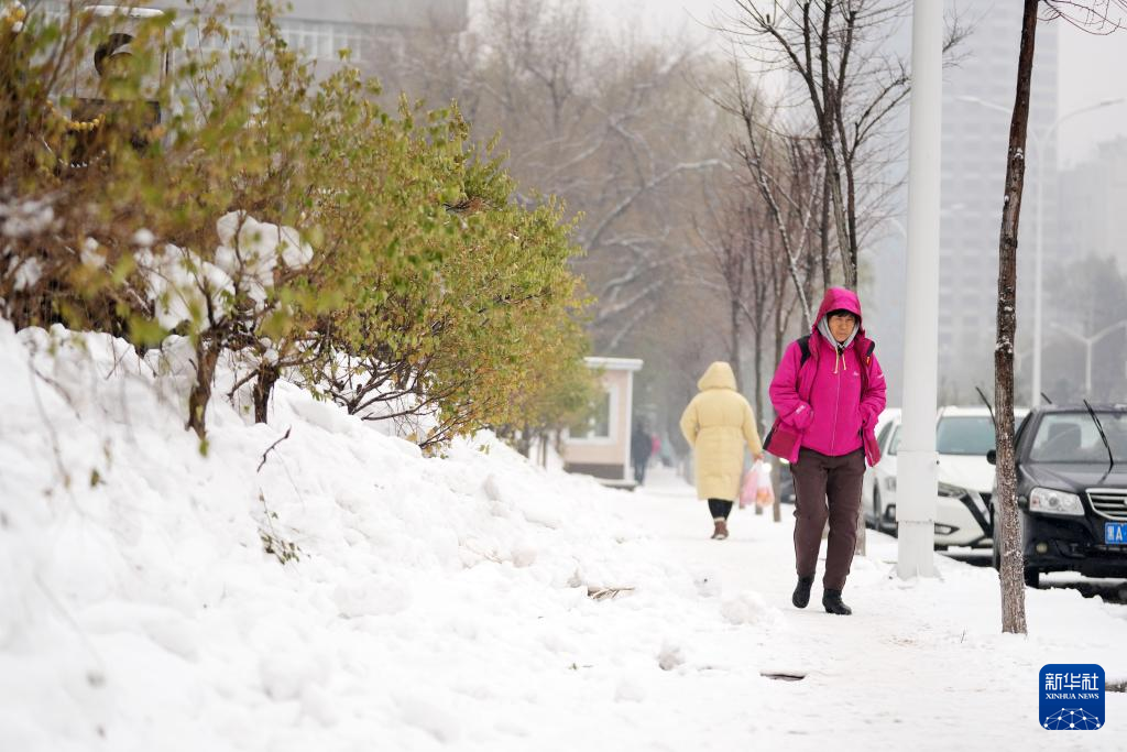 西安的雪下出东北的气势